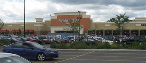 Wal-Mart in Burlington, Ontario - 276 tons